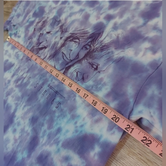 Vintage Rolling Stones No Security 99 Tour Mens T-Shirt Delta Purple Tie Dye XL - Picture 7 of 9